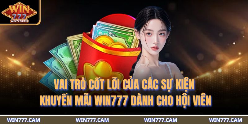 Vai trò cốt lõi của các sự kiện khuyến mãi WIN777 dành cho hội viên